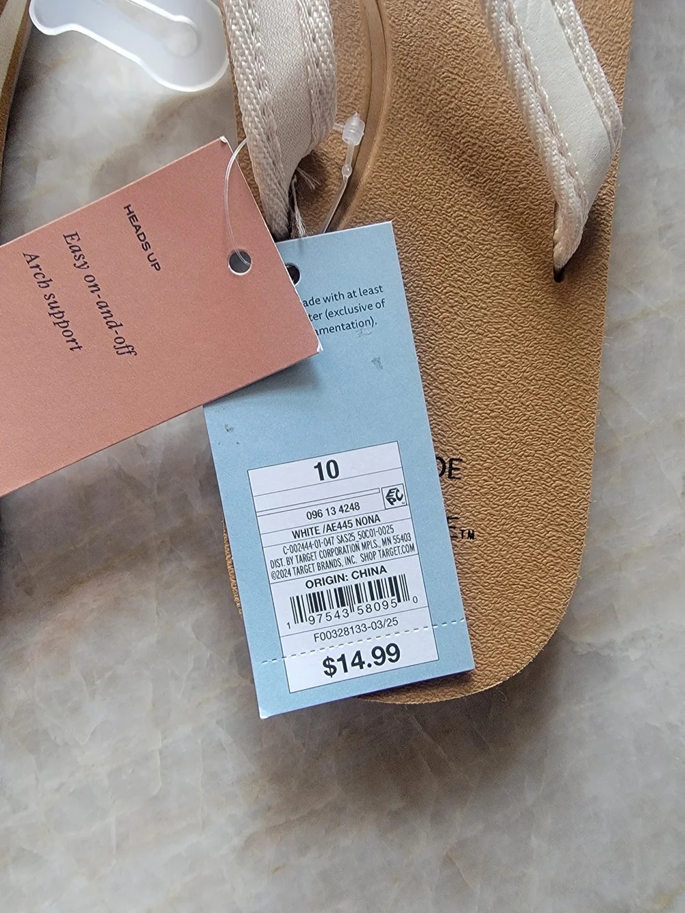 NEW! BUNDLE OF 3 SANDALS SZ 10. Universal Thread, Sun Sky, & Shade & Shore ($48)